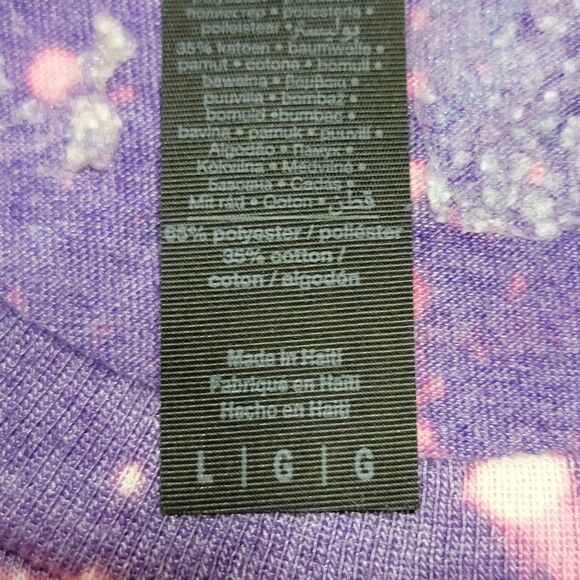 Morgan Wallen SS Bleach Dyed Purple Tee - Size Large - Picture 4 of 4